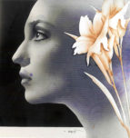 Christos Karas_Modern Aphrodite with flowers